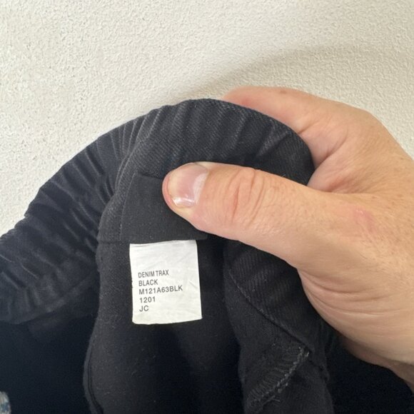Ksubi Denim Trax Black Jogger Pants Size 29 Stretch Capri - Picture 7 of 8
